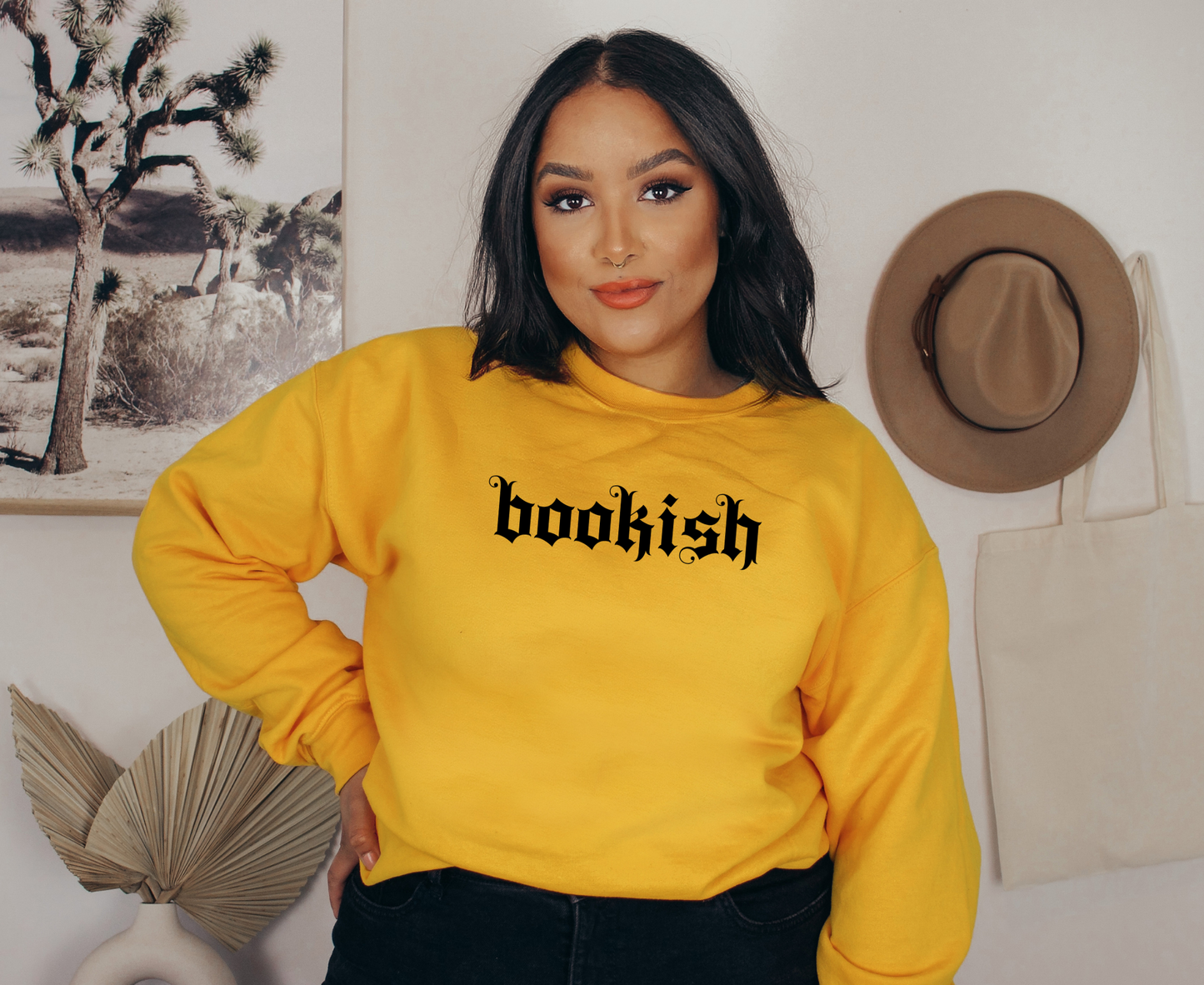 Bookish Alt Old English Sweatshirt