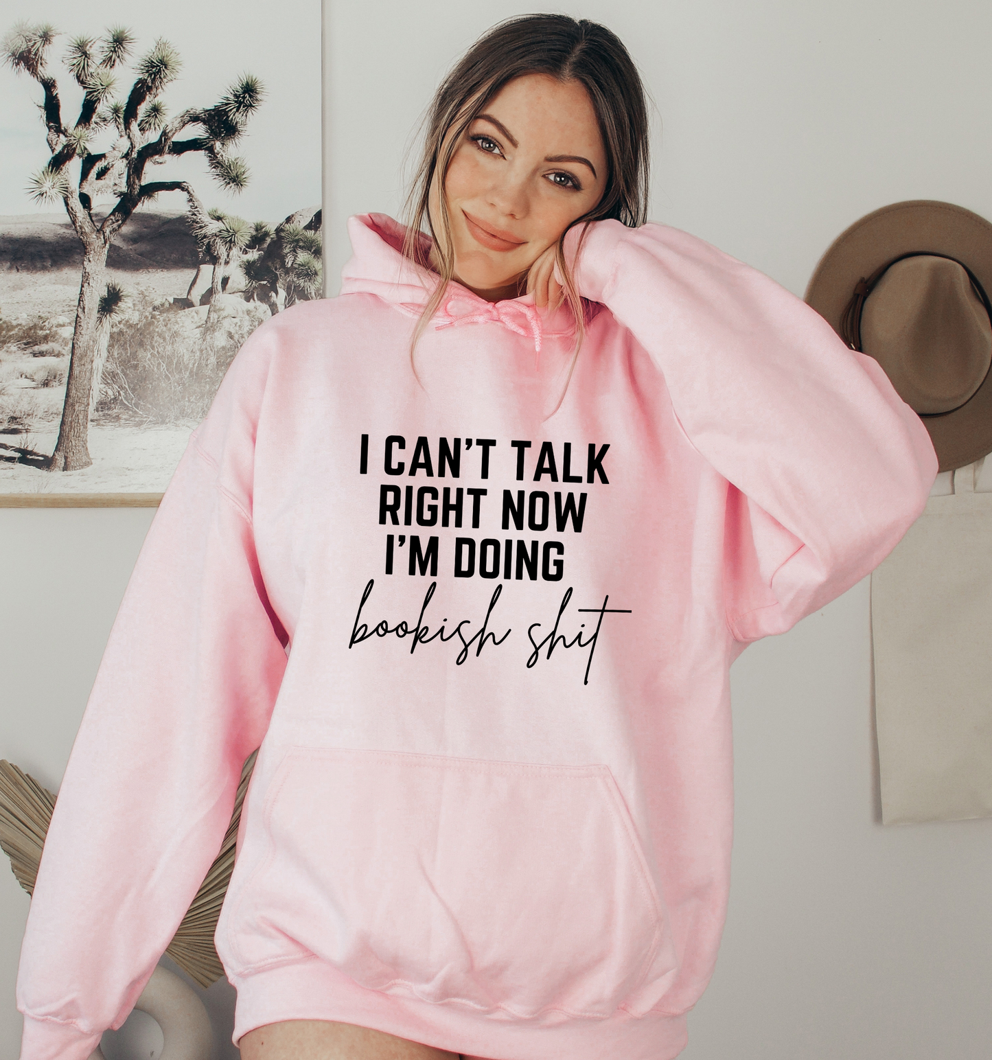 I Can't Talk Right Now I'm Doing Bookish Shit Book Hoodie