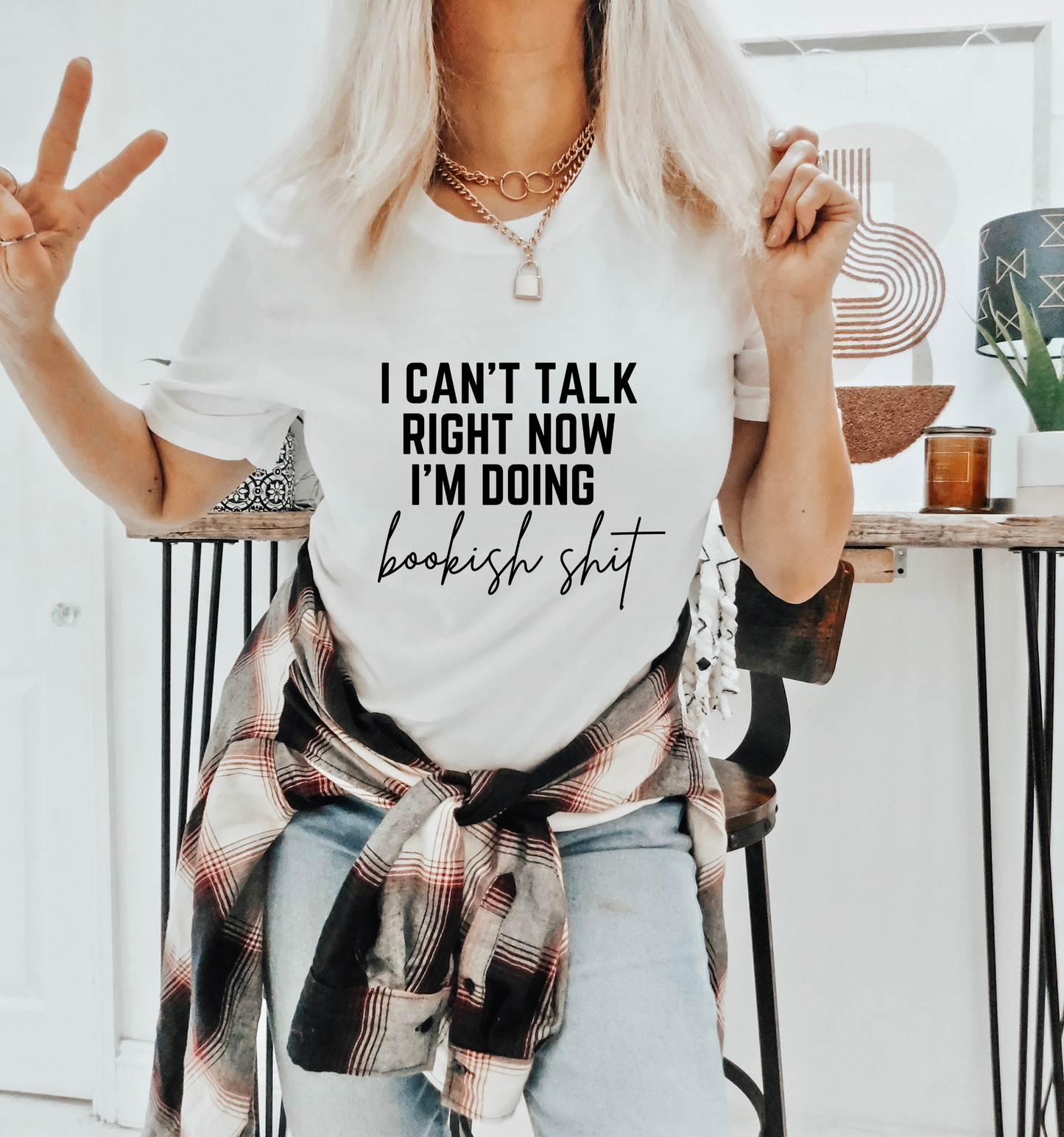 I Can't Talk Right Now I'm Doing Bookish Shit Shirt