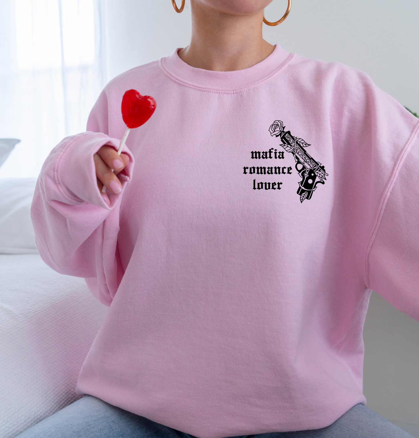 Mafia Romance Lover Book Sweatshirt