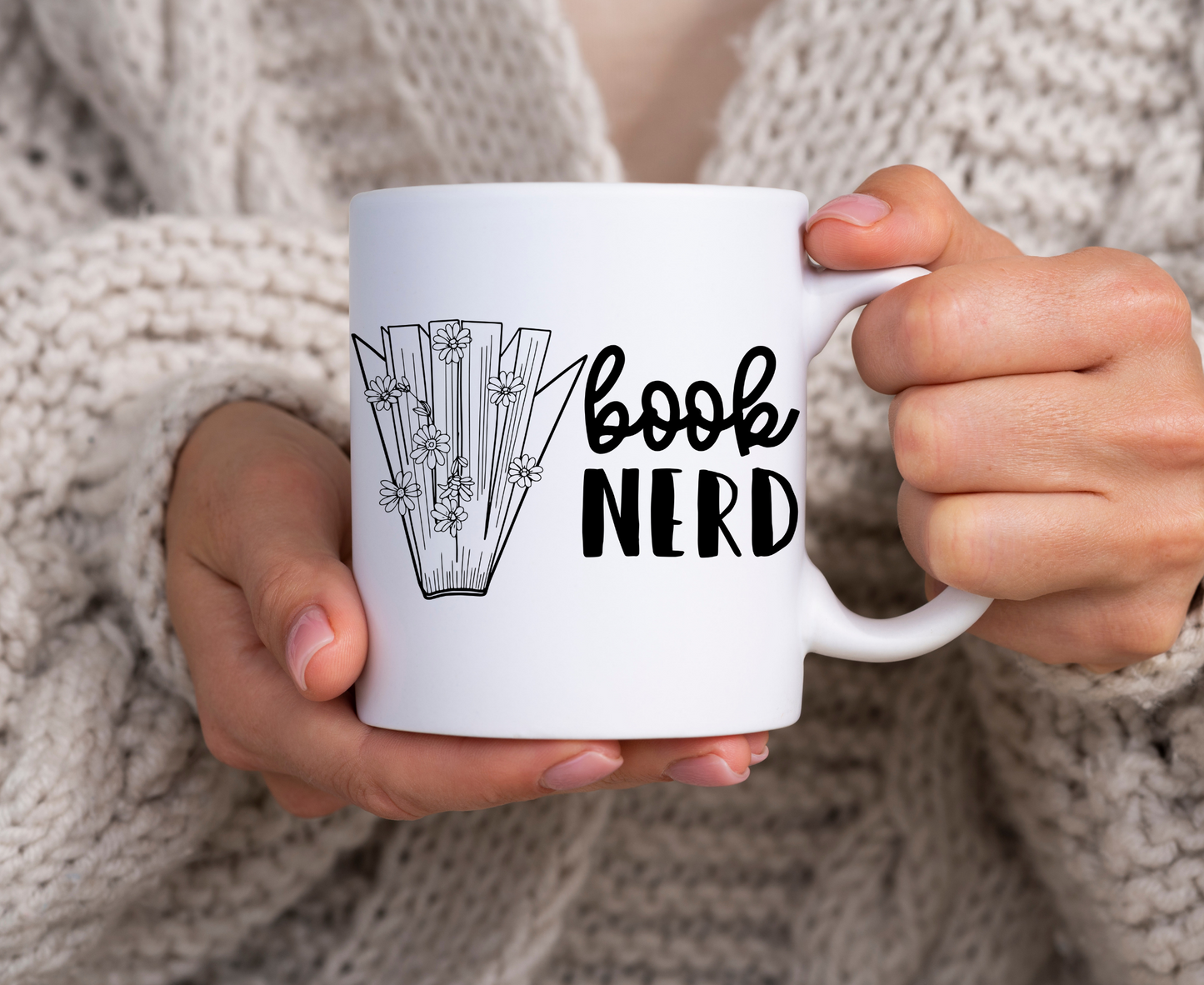 Book Nerd Book Mug