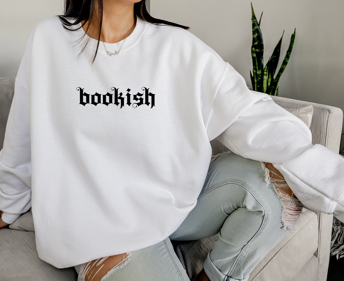 Bookish Alt Old English Sweatshirt