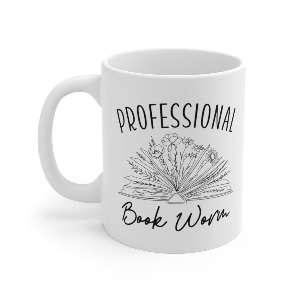Professional Book Worm Book Mug