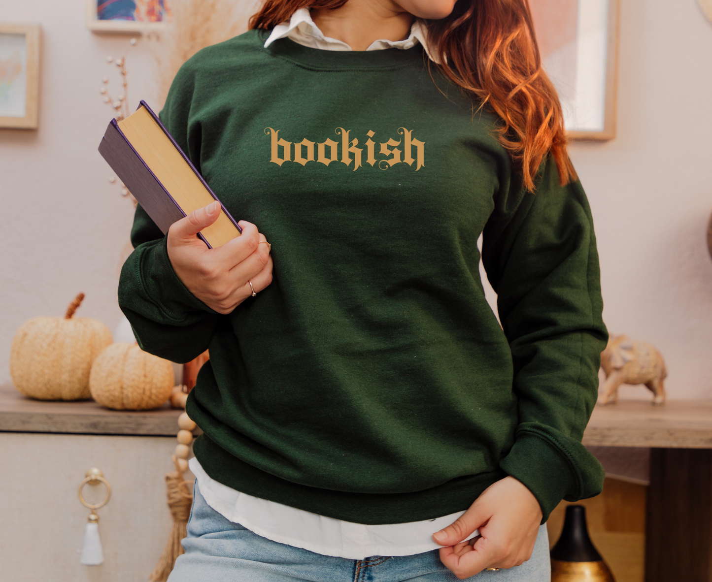 Bookish Alt Old English Sweatshirt
