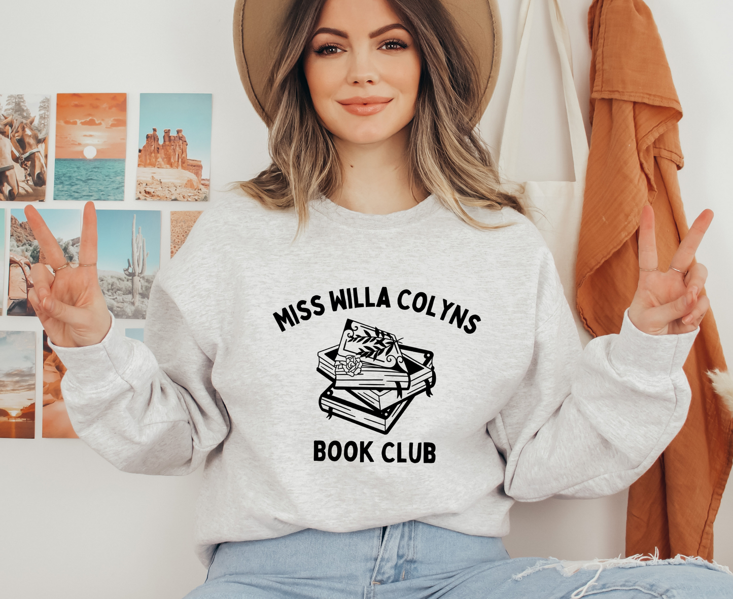 Miss Willa Colyns Book Club Sweatshirt