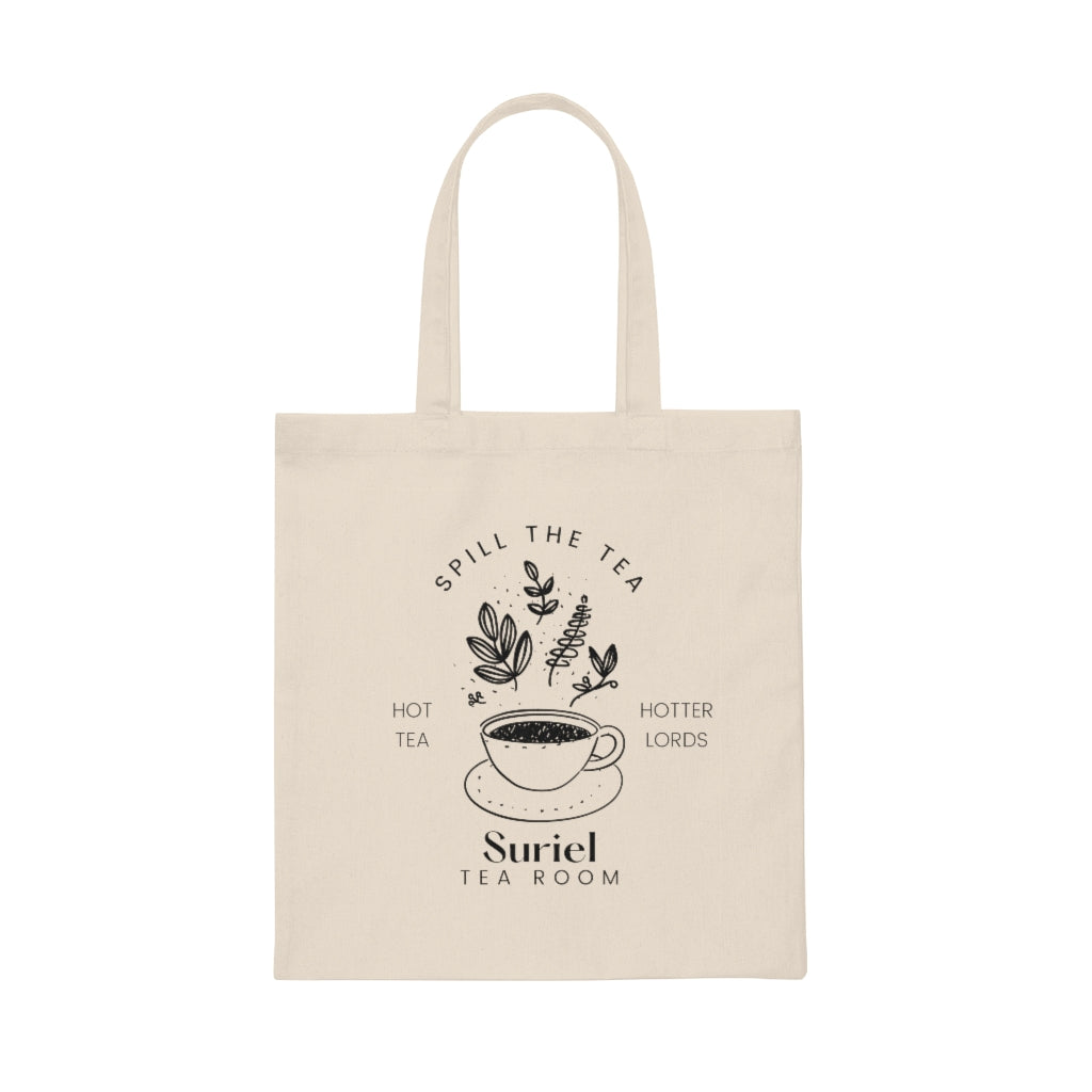 Suriel Tea Room Canvas Tote Bag