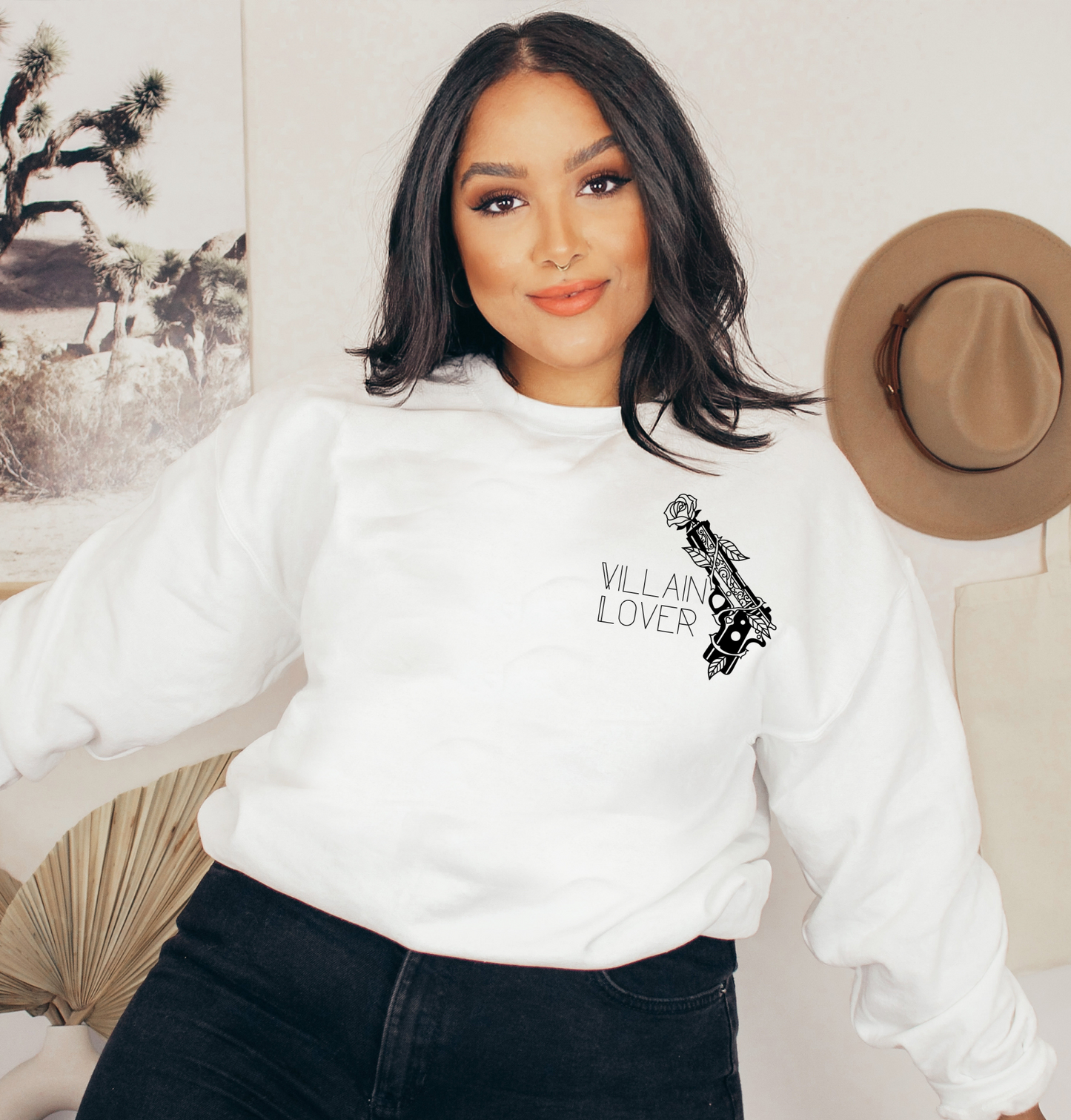 Villain Lover Romance Reader Crewneck Sweatshirt