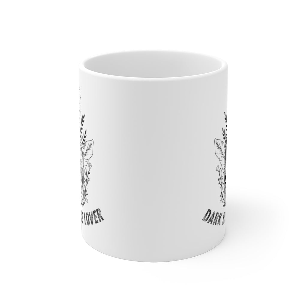 Dark Romance Lover Skeleton Book Mug