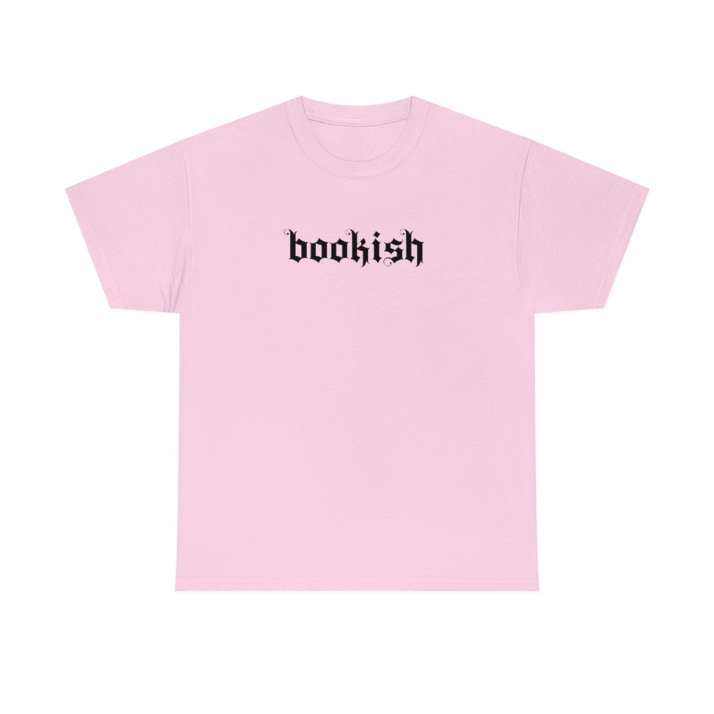 Bookish Shirt Alt Old English Font