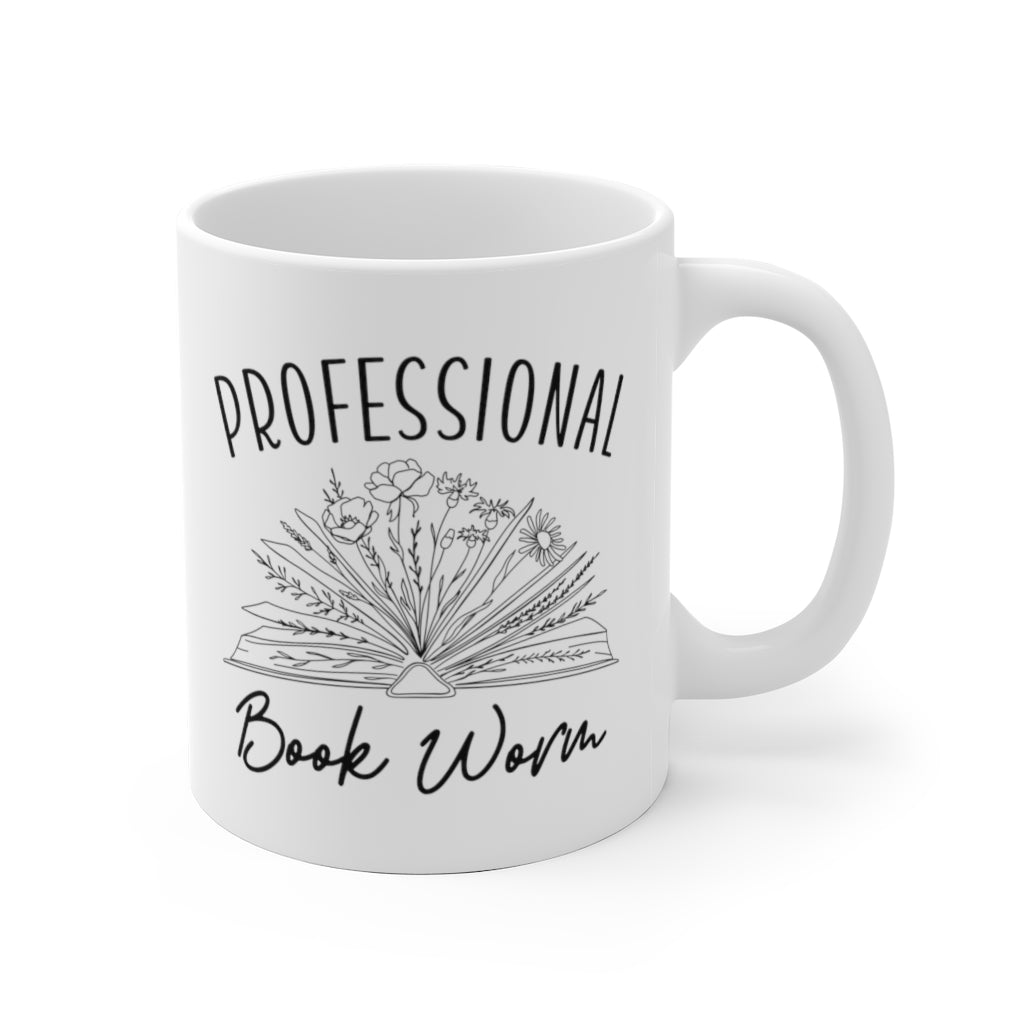 Professional Book Worm Book Mug