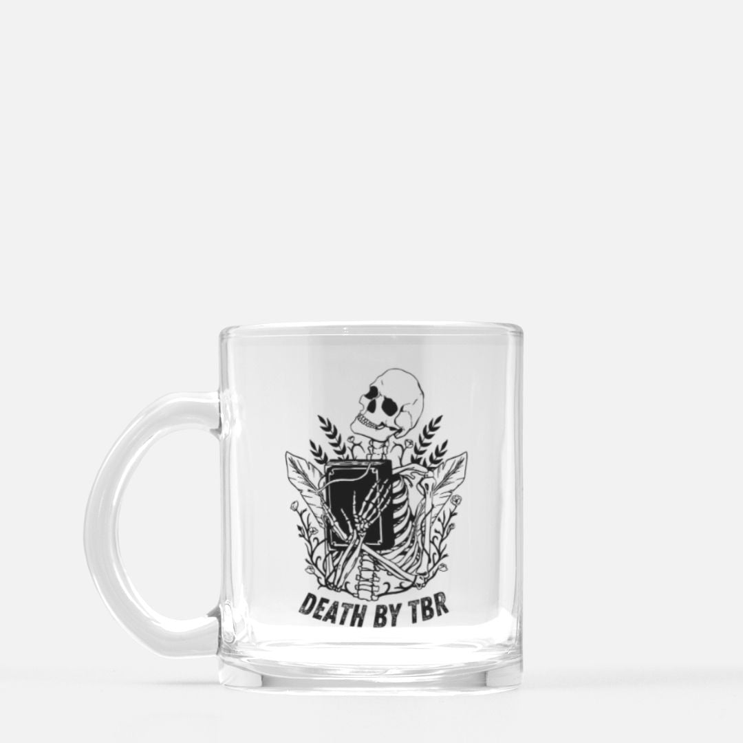 Death By TBR Glass Mug