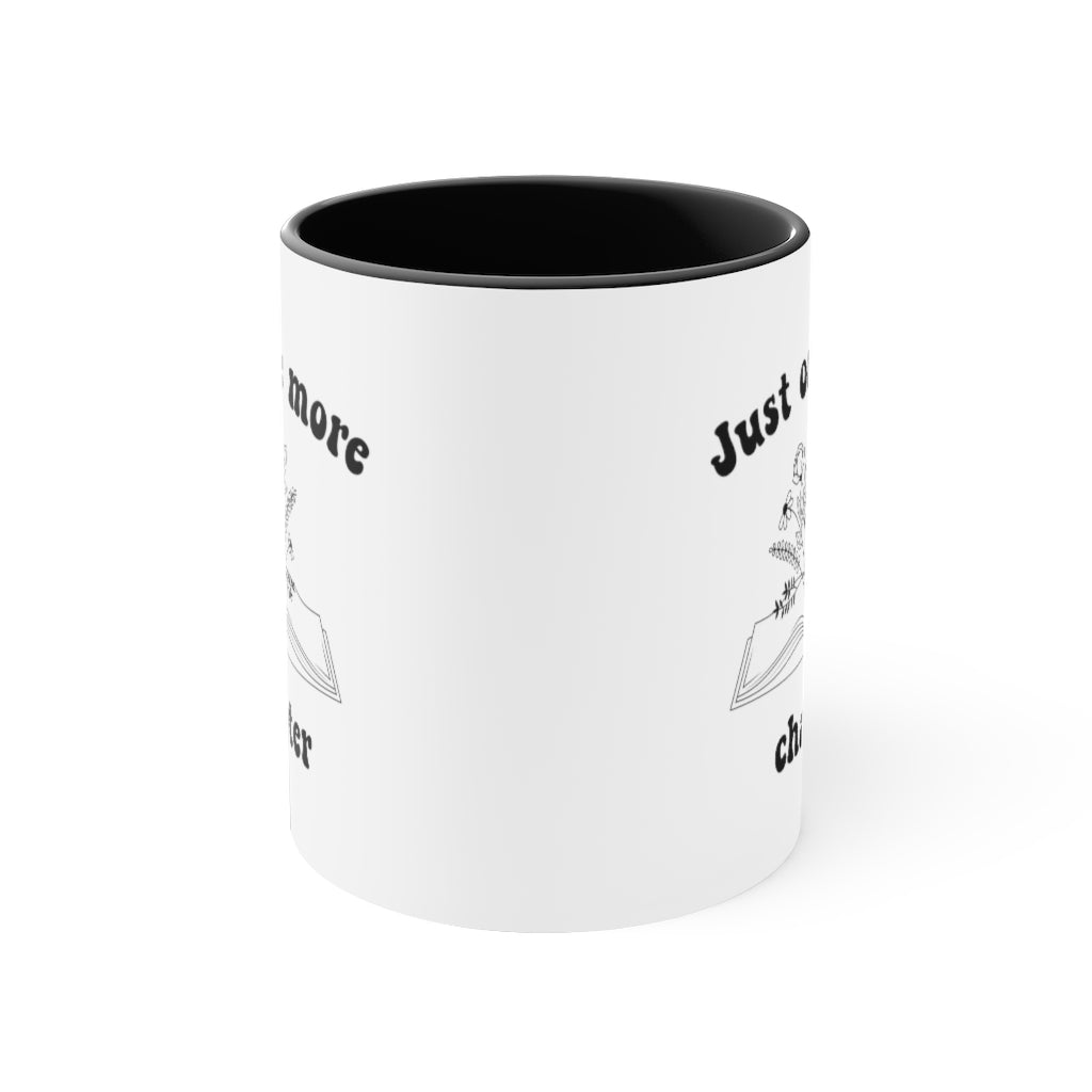 Just One More Chapter Open Book Mug