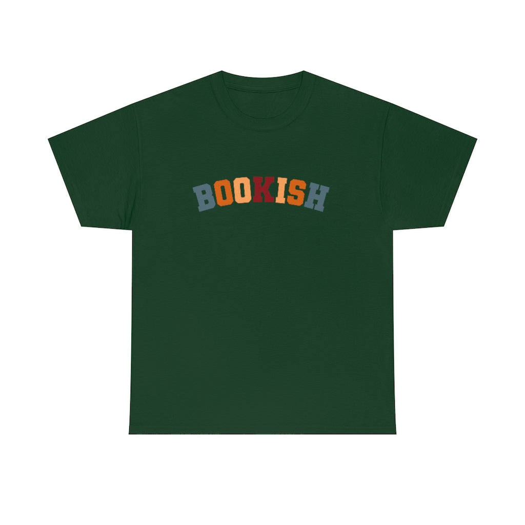 Bookish Shirt Colorful Varsity Letter Book Shirt
