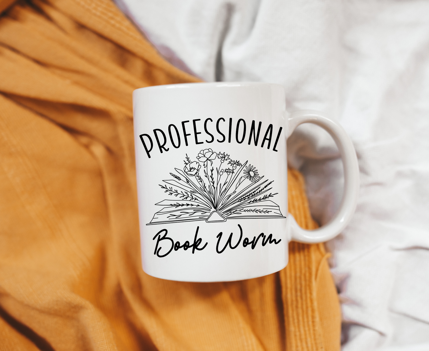 Professional Book Worm Book Mug
