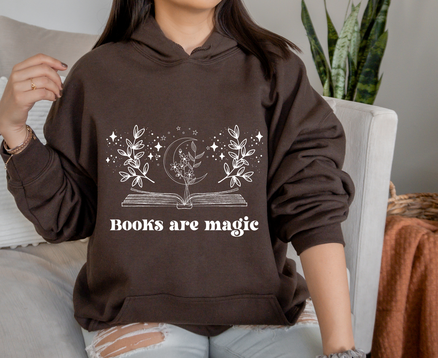 Books Are Magic Oversized Hoodie