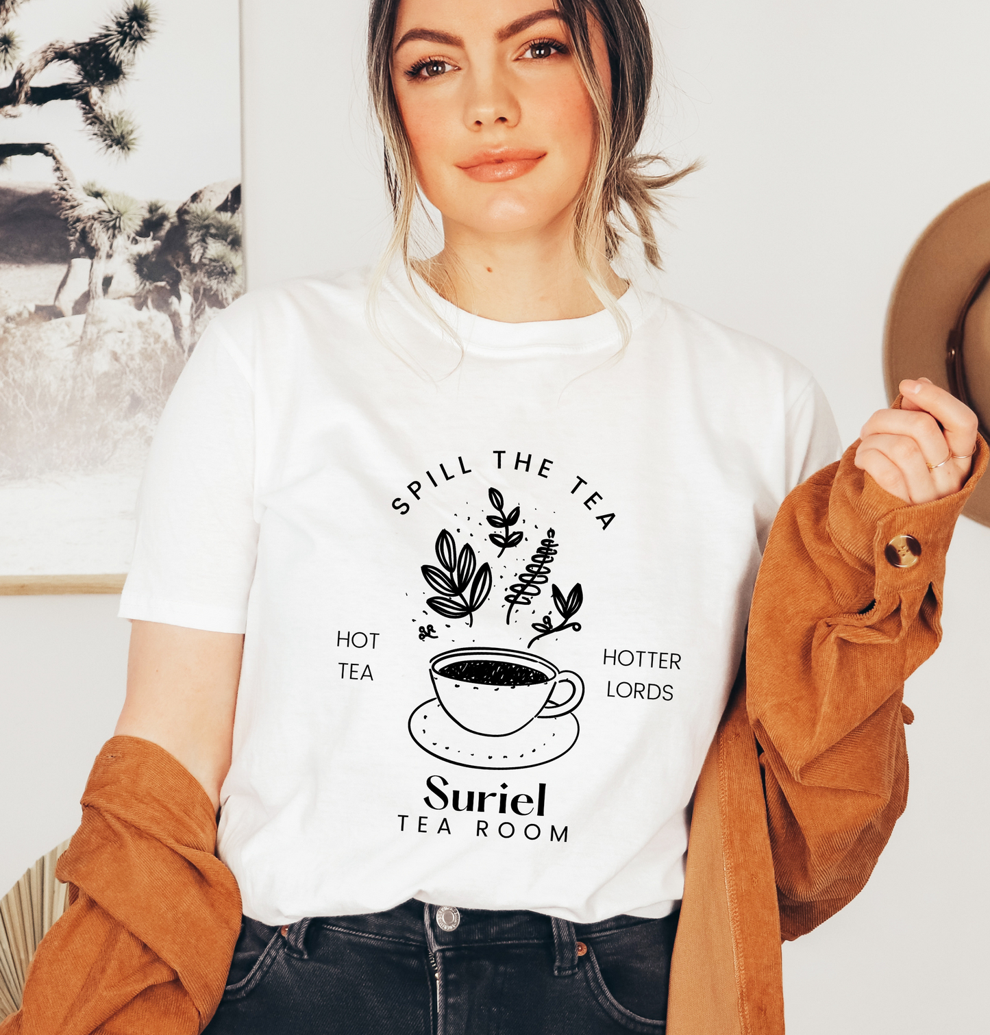 Suriel Tea Room Book Shirt