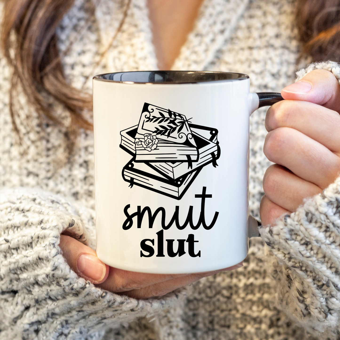 Smut Slut Accent Book Mug