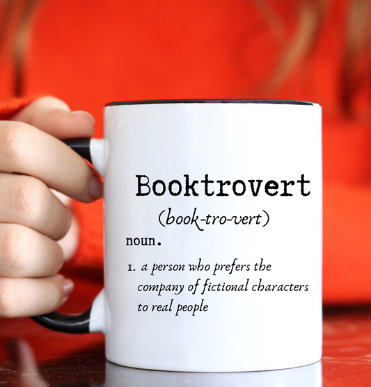 Booktrovert Accent Mug