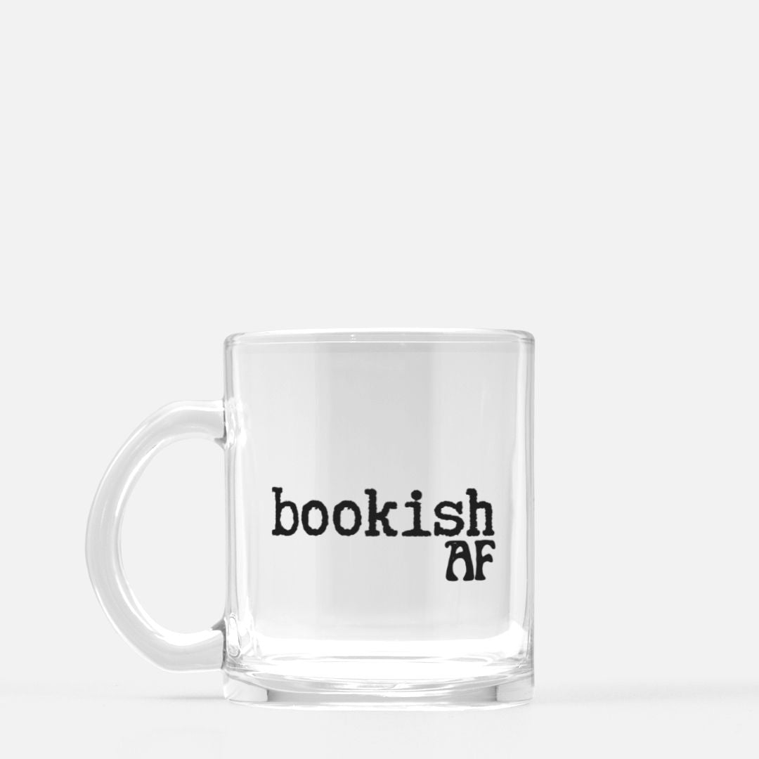 Bookish AF Glass Mug