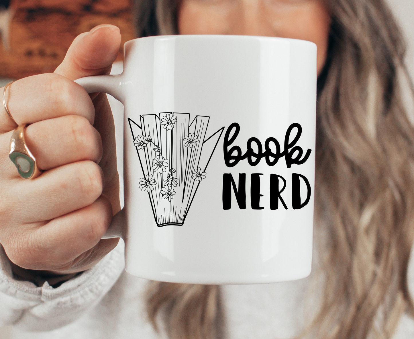 Book Nerd Book Mug