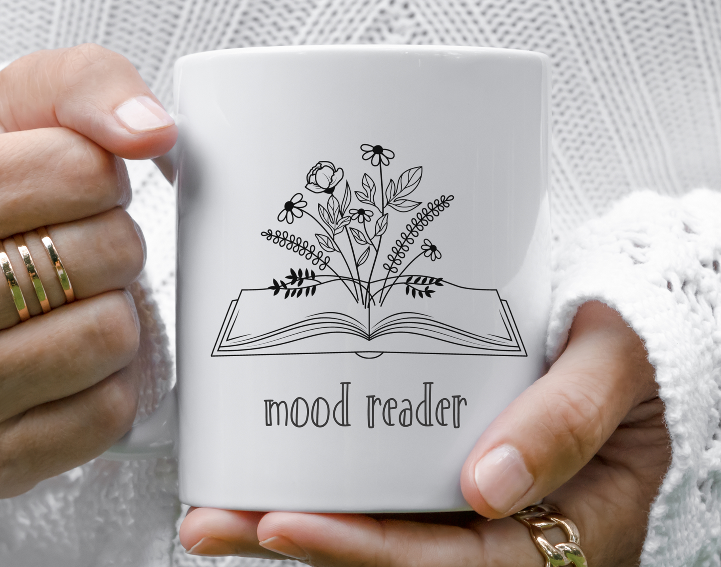 Mood Reader Open Book Mug