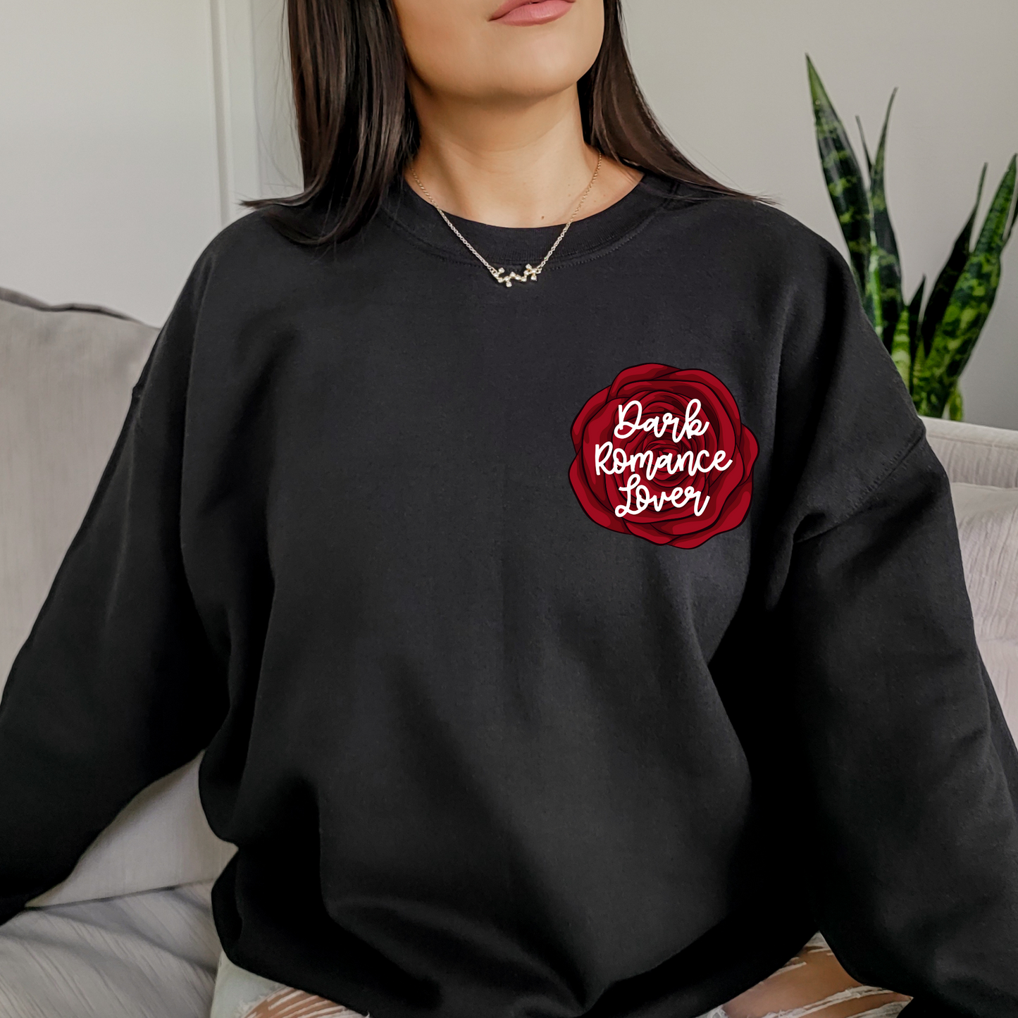 Dark Romance Lover Rose Sweatshirt