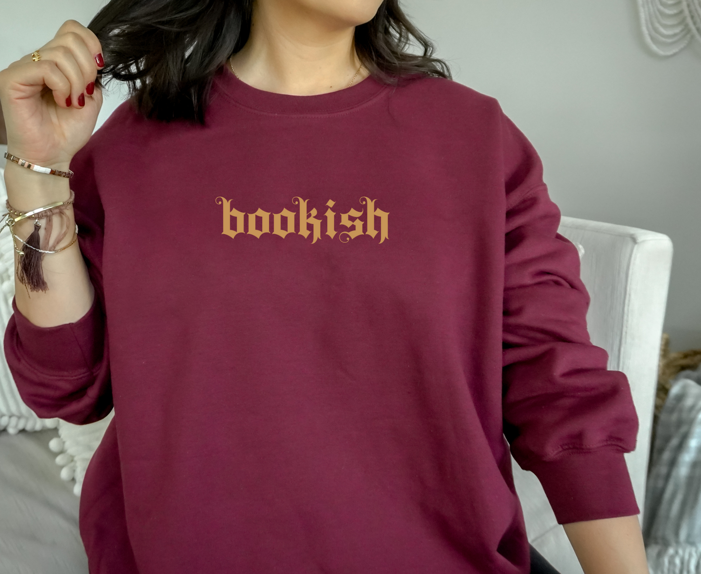 Bookish Alt Old English Sweatshirt