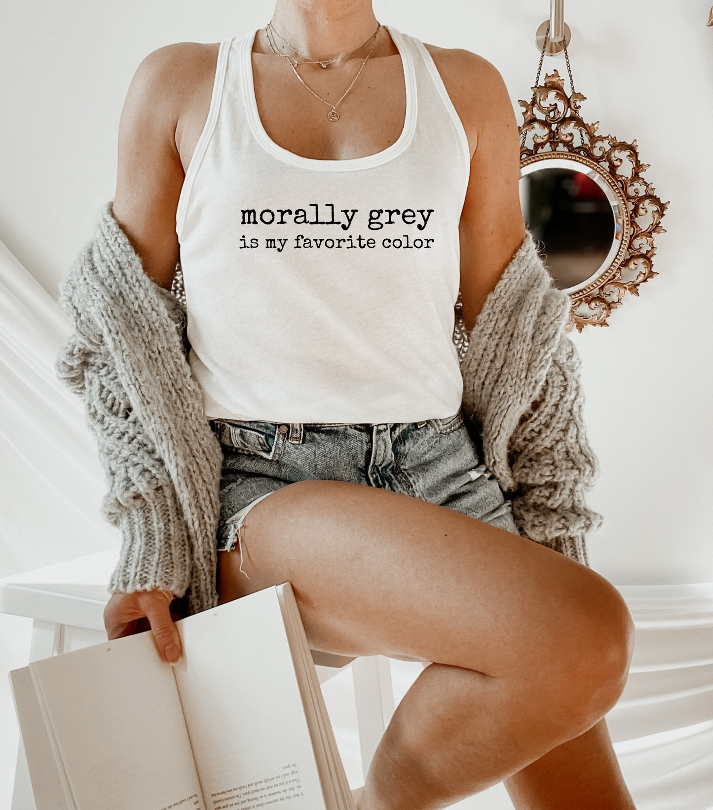 Morally Grey Is My Favorite Color Tank