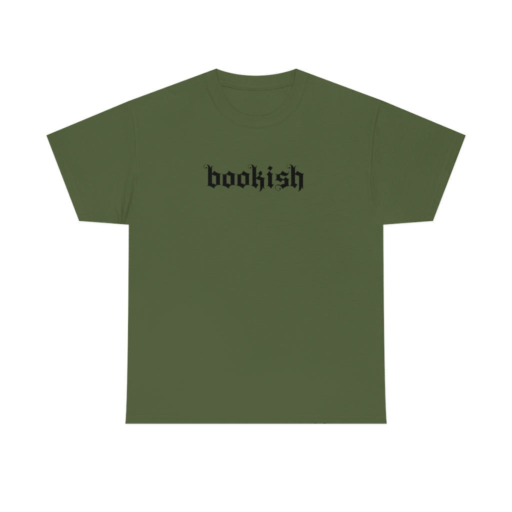 Bookish Shirt Alt Old English Font
